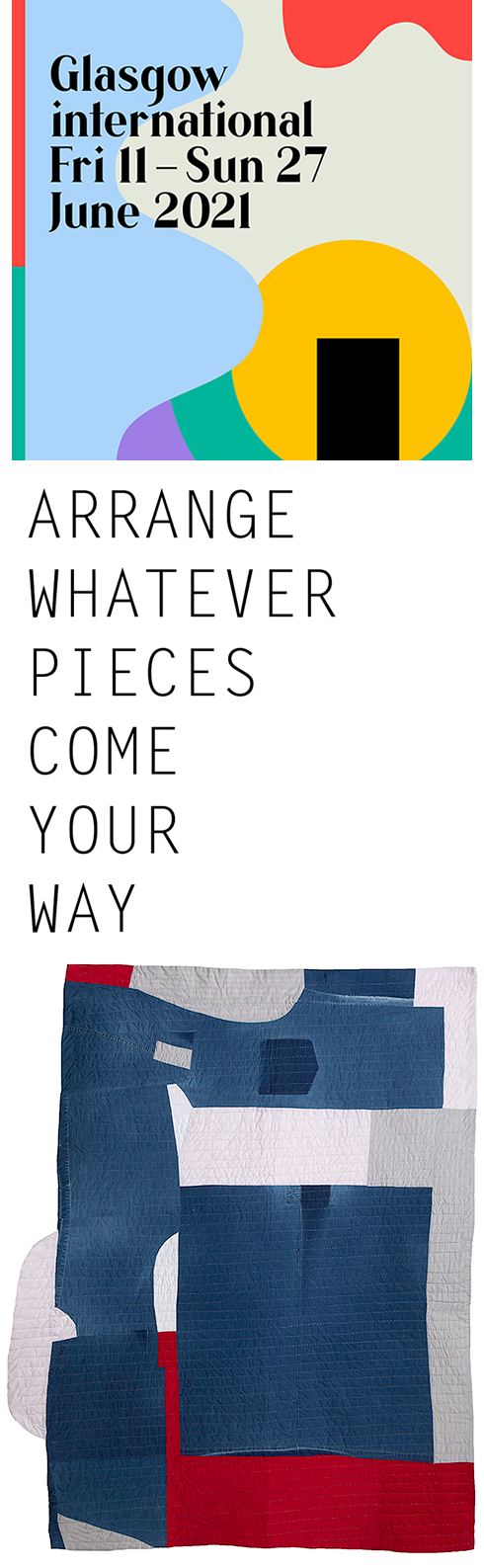 Arrange Whatever Pieces Come Your Way